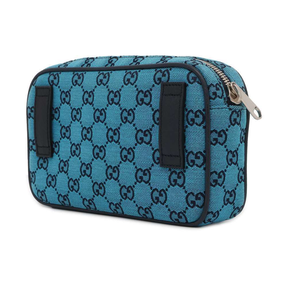 Gucci GG bag waist blue canvas